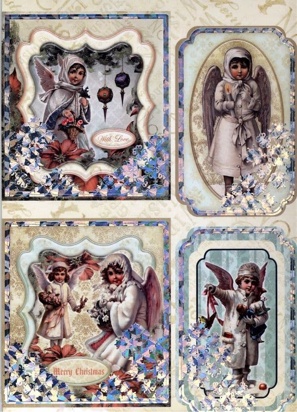 Craft UK Die Cut Collage Sheet Peace