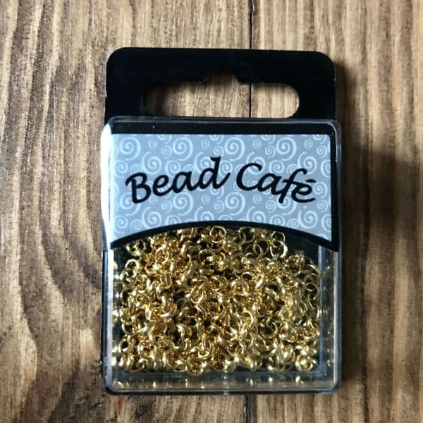 Craftime Bead Cafe Round Chain Gold