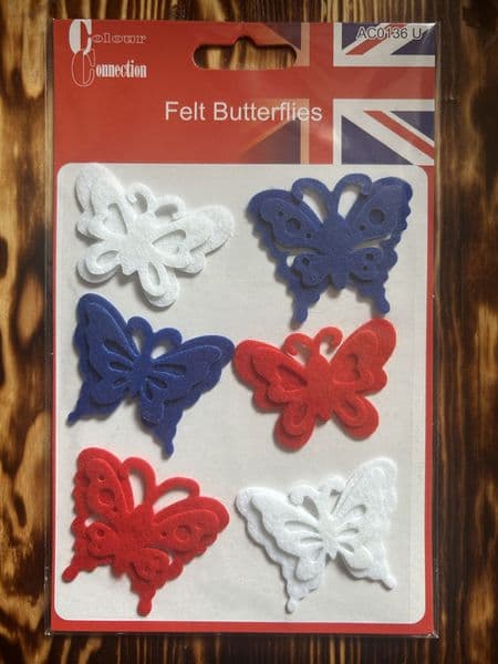Craftime Felt Butterflies Britannia