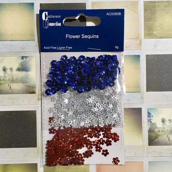 Craftime Flower Sequins Regency