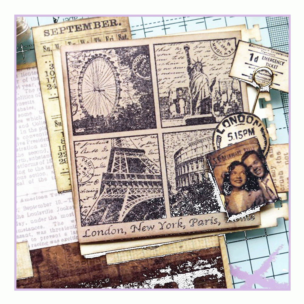 Crafty Individuals Rubber Stamp 228