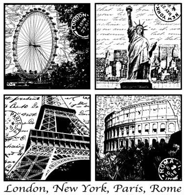 Crafty Individuals Rubber Stamp 228
