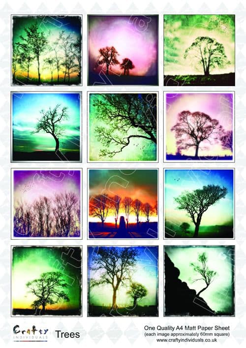 Crafty Individuals Trees Collage Sheet