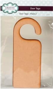 Creative Expressions MDF Door Tags 2 Pack