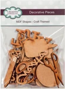 Creative Expressions MDF Shapes Craft Themed