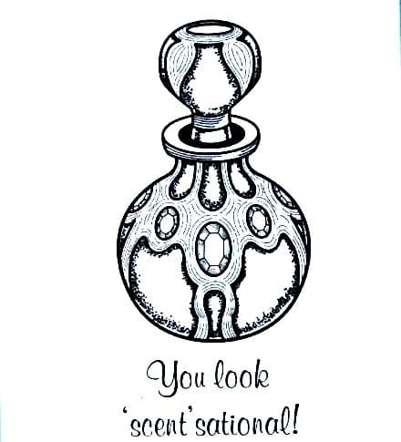 Creative Expressions Singles Rubber Stamp Murano Glass