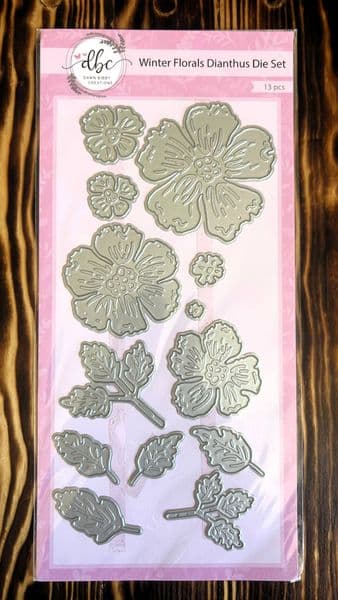 Dawn Bibby Die Set - Winter Florals Dianthus