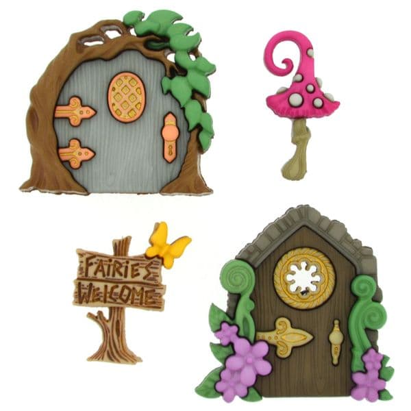 Dress-It Up Buttons Believe in Fairies