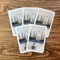 Explorer Galleon - 5  Playing Cards