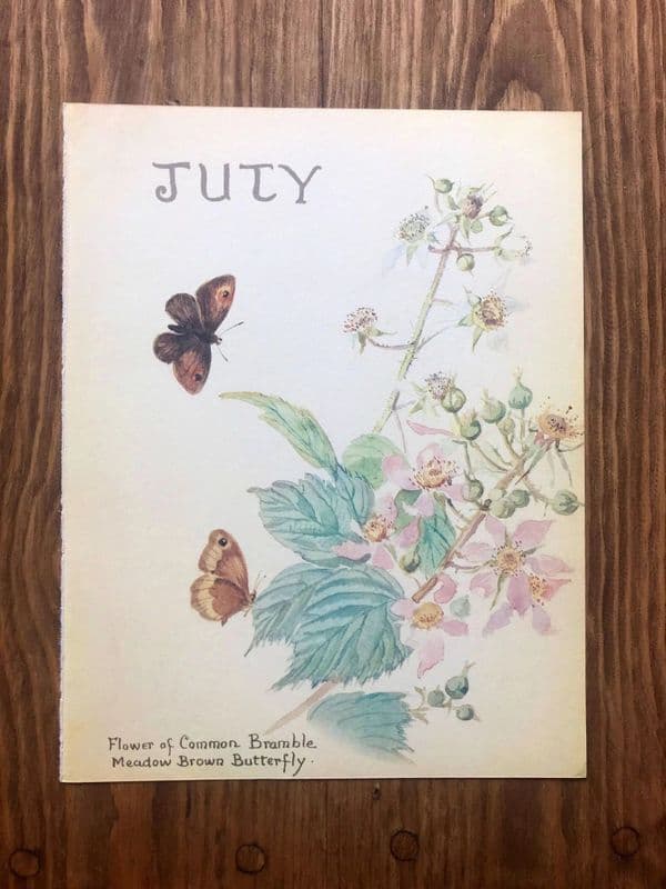July - Nature Notes of an Edwardian Lady - Book Page