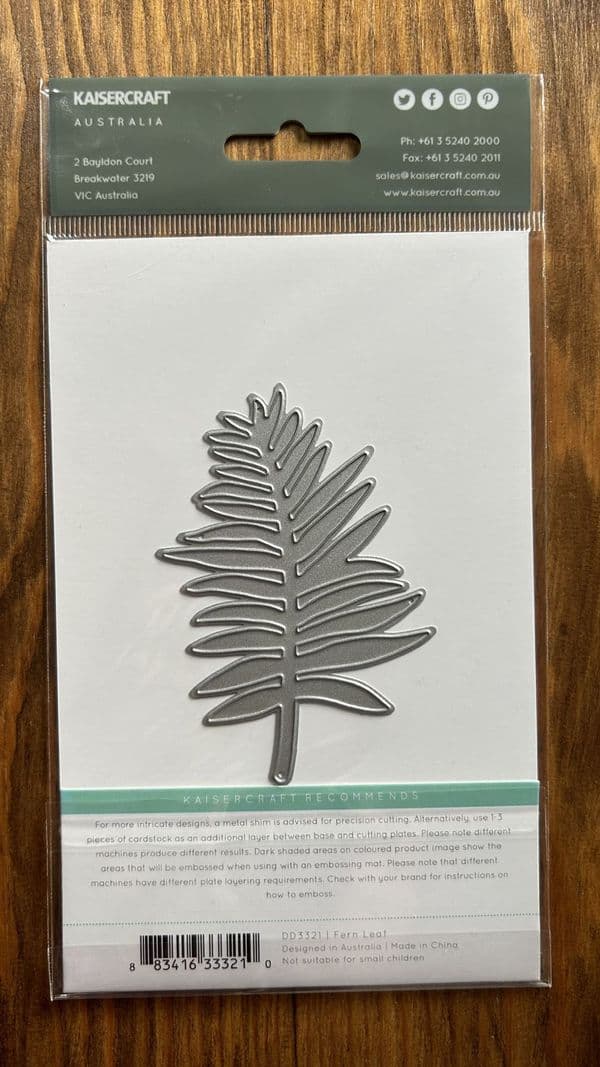 Kaisercraft Die Fern Leaf