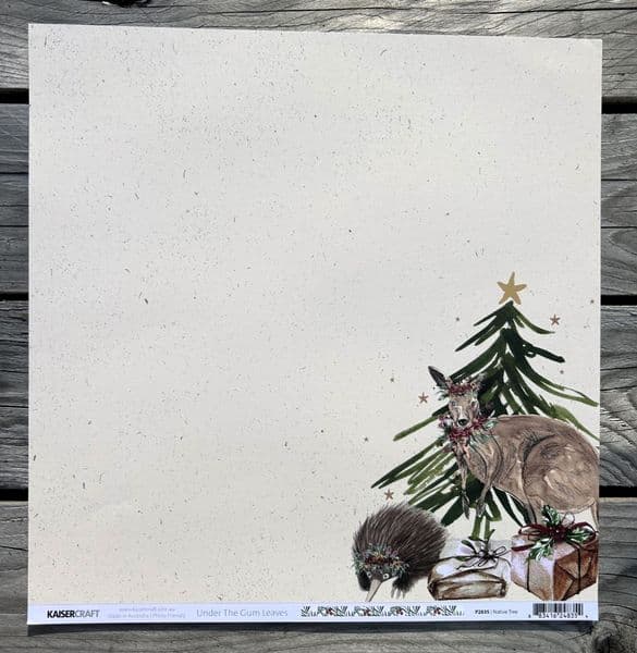 Kaisercraft Under the Gum Leaves 12x12 Native Tree