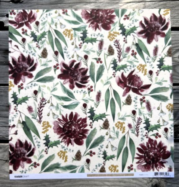 Kaisercraft Under the Gum Leaves 12x12 Protea