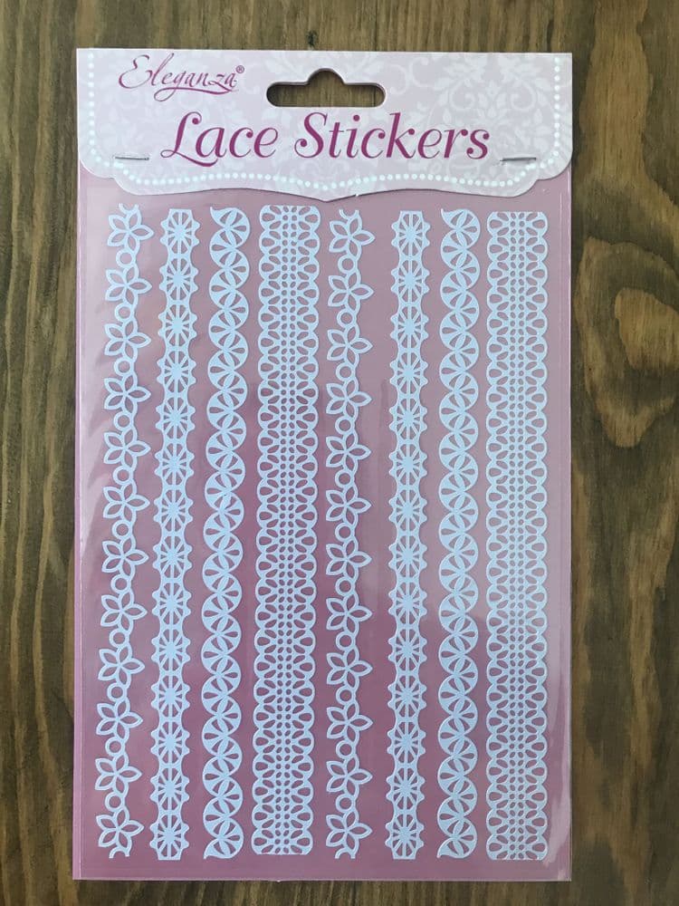 Lace Edging Stickers A