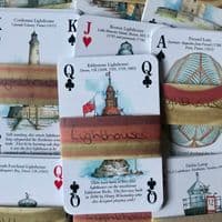 Lighthouses - 5 Playing Cards