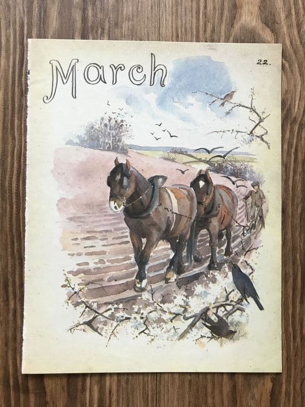 March - Country Diary of an Edwardian Lady - Book Page