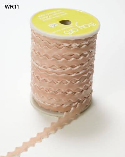 May Arts Velvet Ric Rac Natural