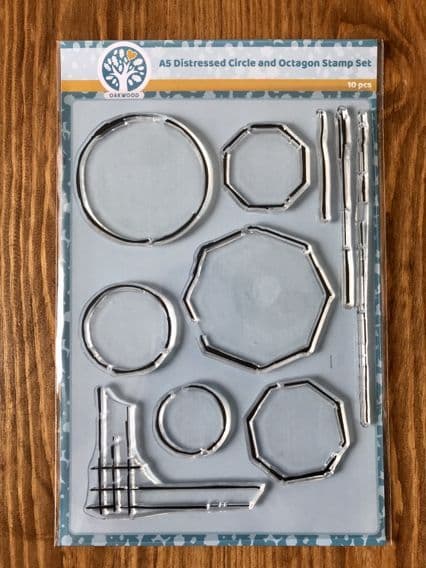 Oakwood Distressed Circle Stamp Set