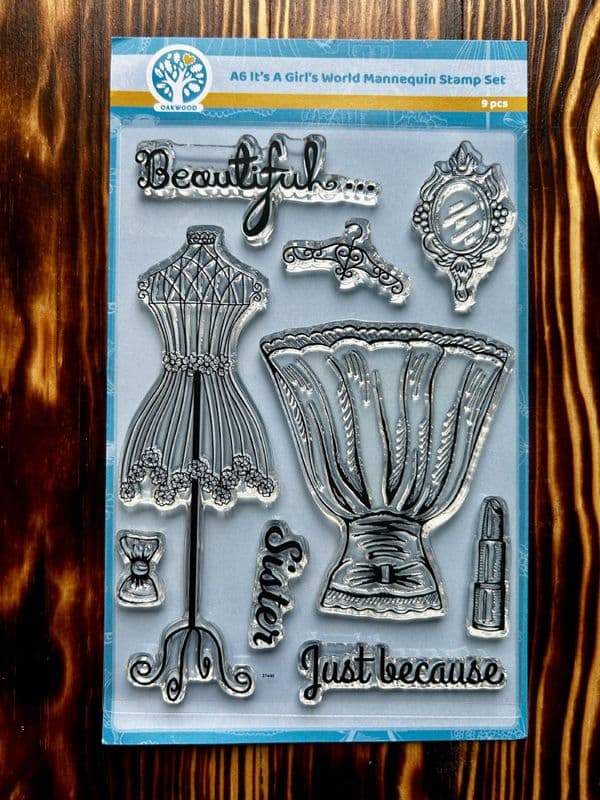 Oakwood Girl's World - Mannequin - Clear Stamp Set