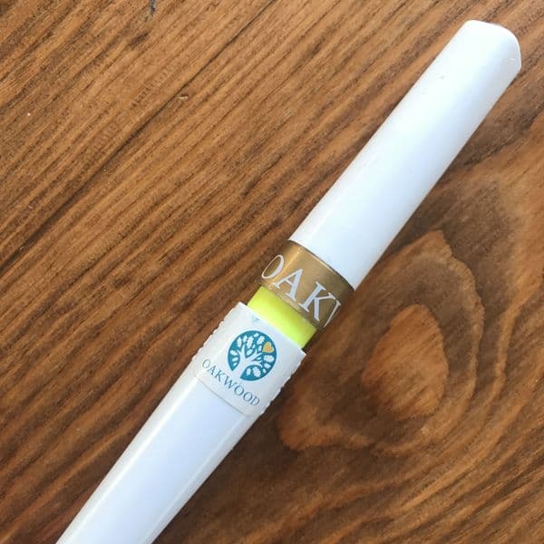 Oakwood Glitter Brush Pen - Gold