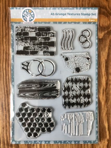 Oakwood Grunge Textures Stamp Set