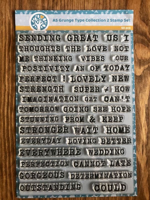 Oakwood Grunge Type Stamp Set 2