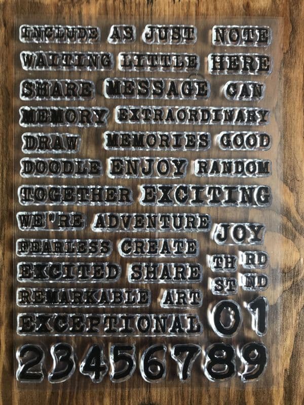 Oakwood Grunge Type Stamp Set 3
