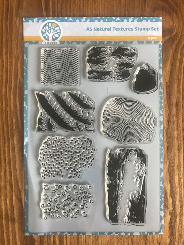 Oakwood Natural Textures Stamp Set