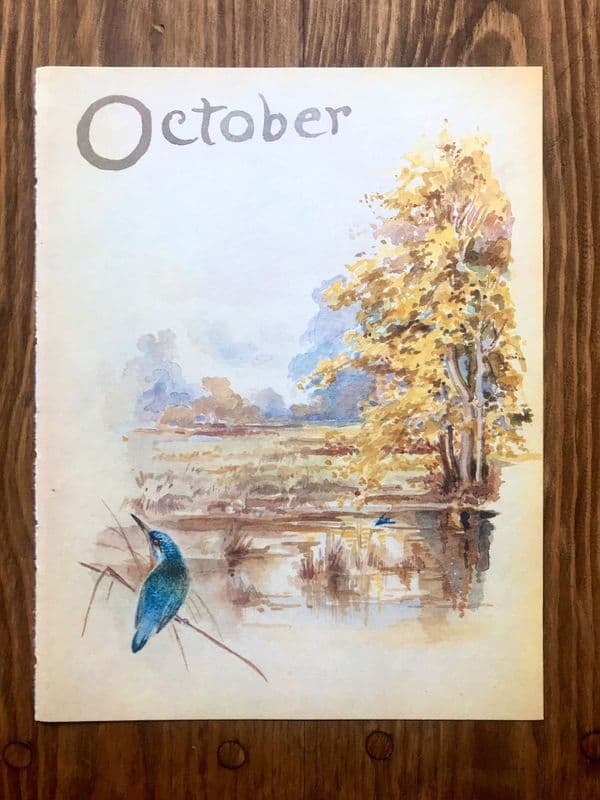 October - Nature Notes of an Edwardian Lady - Book Page