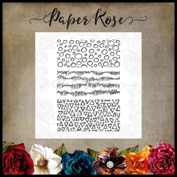 Paper Roses Word Stamps Paper Rose