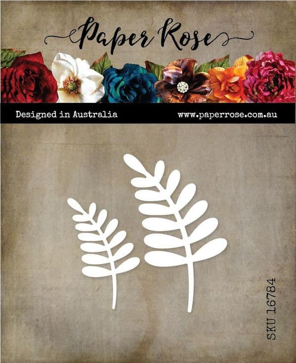 Paper Rose Die Leaf 1
