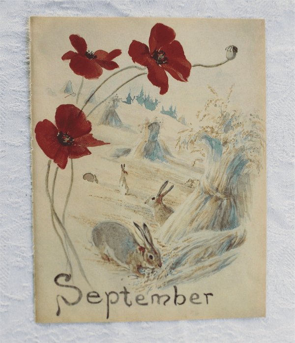 September - Nature Notes of an Edwardian Lady - Book Page