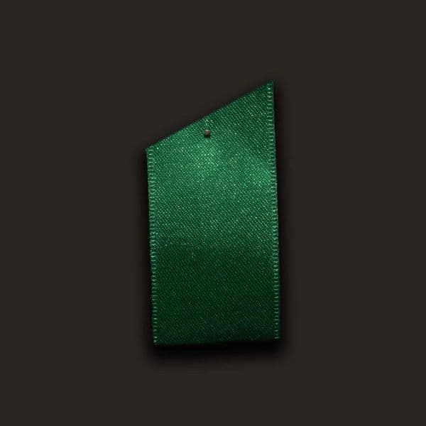 Single Sided Satin - Emerald