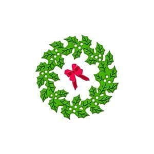 Spellbinders Die Holly Wreath