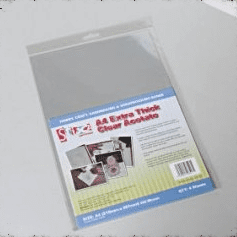 Stix-2 A4 Clear Extra Thick Acetate Sheets