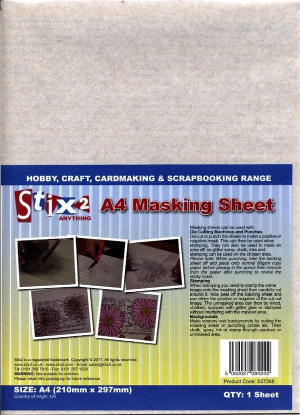 Stix-2 A4 Masking Sheet