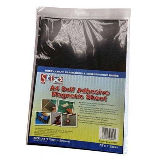 Stix-2 A4 Self Adhesive Magnetic Sheet