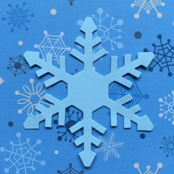Stix-2 Die Cut Shapes Blue Snowflake 2