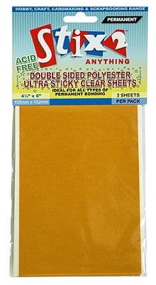 Stix-2 Ultra Sticky Clear Sheets