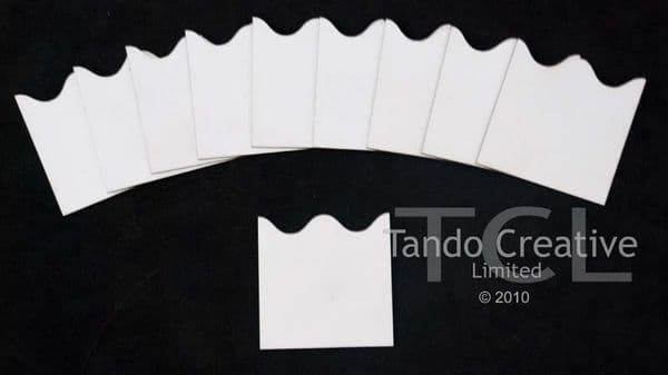 Tando Creative Chipboard Inchies - Wavy