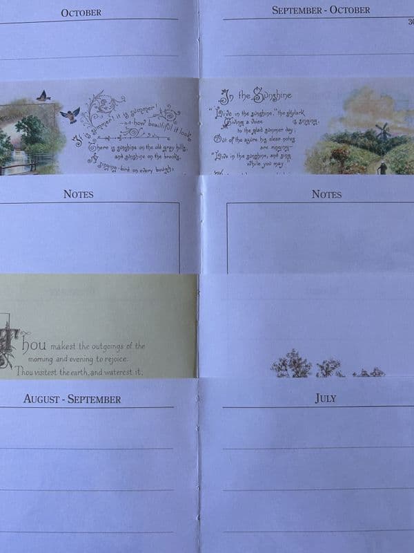 The Seasons - Book of Days - 5 Double Pages