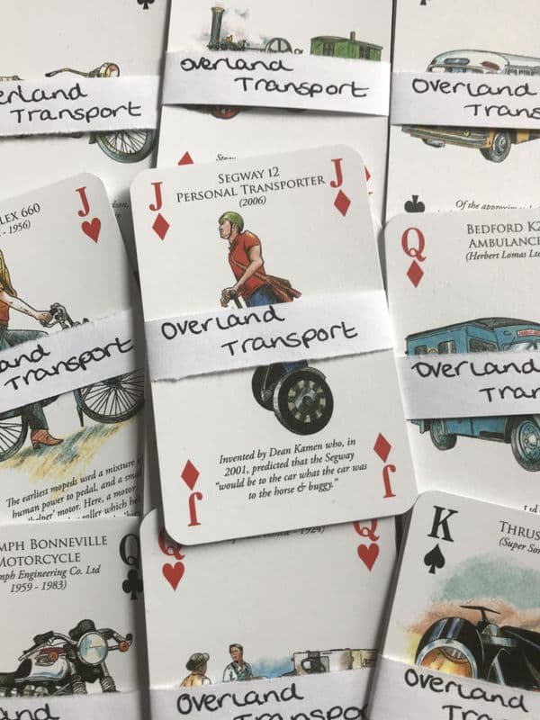 Transport Overland - 5 Playing Cards