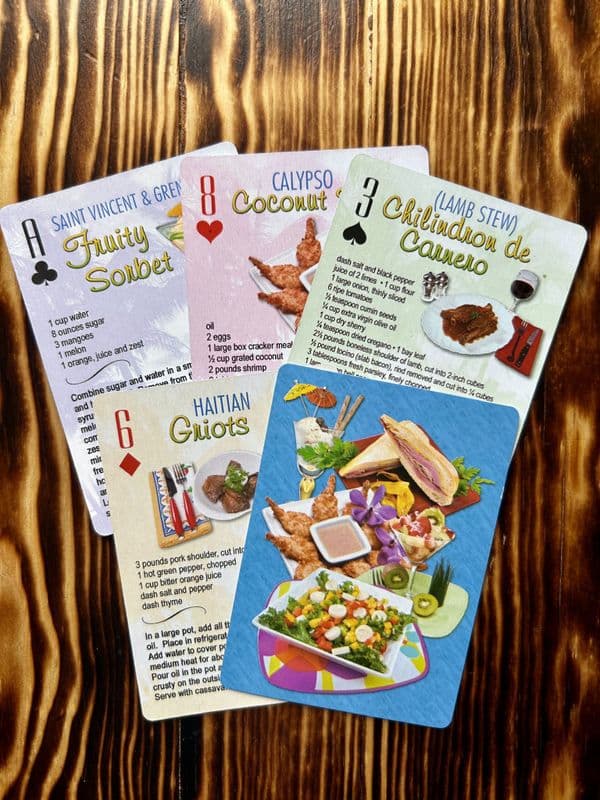 Tropical Recipes  - 5 Playing Cards