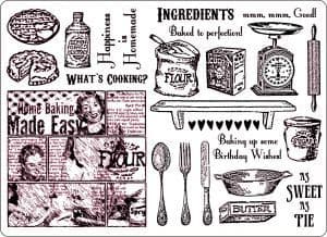 U-mount Vintage Cooking A5 Stamp Plate