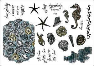 U-mount Voice of the Sea A5 Stamp Plate