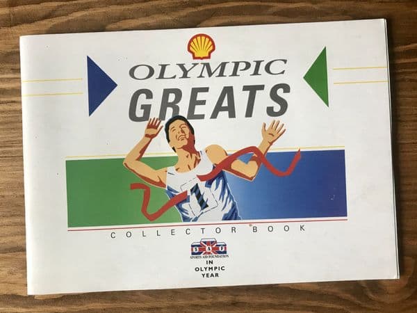 Vintage Shell Collector Book - Olympic Greats - Blank