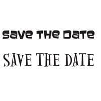 Woodware Clear Magic Singles Save the Date