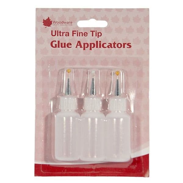 Woodware - Ultra Fine Tip Glue Applicator - 3 x 20ml