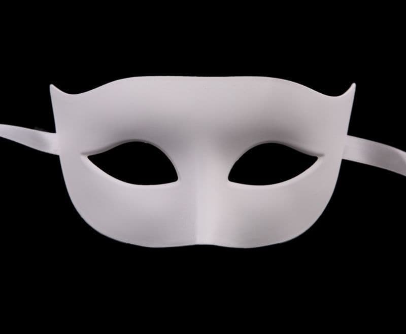 White Masquerade Mask Masks and Tiaras