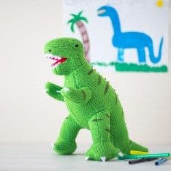 Best Years - BIG Green Knitted T-Rex